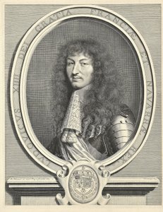 Ludvig XIV, Ranskan kuningas 1638-1715, 1664 tekijältä Robert Nanteuil