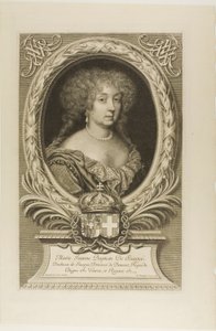 Marie Jeanne Baptiste Baptiste de Savoye tekijältä Robert Nanteuil