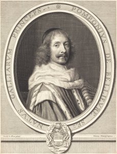 Pomponne de Bellievre tekijältä Robert Nanteuil after Charles Le Brun
