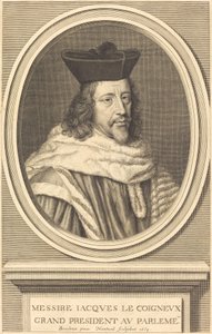 Jacques Le Coigneux tekijältä Robert Nanteuil after Henri Beaubrun