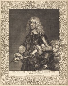 Francois, Beaufortin herttua tekijältä Robert Nanteuil after Jean Nocret