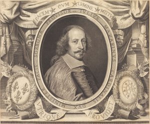 Kardinaali Jules Mazarin tekijältä Robert Nanteuil after Pierre Mignard I