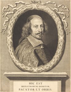 Kardinaali Jules Mazarin tekijältä Robert Nanteuil after Pierre Mignard I
