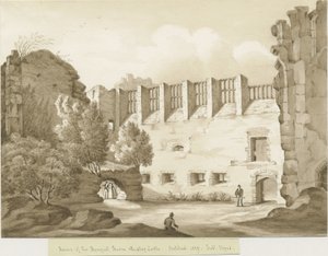 Dudley Castle - The Keep: seepiapiirros