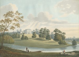 Patshull House: akvarellimaalaus ja [1826] tekijältä Robert Noyes