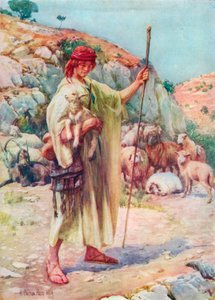 Daavid, paimen (värilitografia)