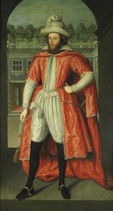 Muotokuva William Popesta, 1. Earl of Downe 1573-1631 Knight of the Bathin, n. 1610