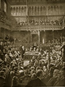 Gladstone esittelee Home-Rule Bill, helmikuu 1893