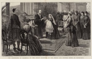 Battenbergin prinssin ja prinsessa Henryn tyttären ristiäiset Balmoralissa