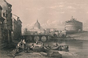Rooma, 1820-luku. tekijältä Robert Sands