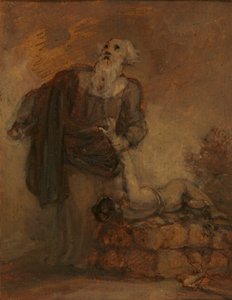 Abraham ja Iisak (Abraham tarttuu Iisakin käsivarteen) tekijältä Robert Smirke
