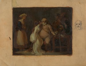 Falstaff villisian päässä tekijältä Robert Smirke