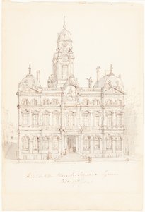 Hôtel de Ville, Place des Terreaux, Lyon tekijältä Robert Smirke