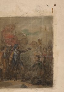 Kohtaus Don Quijotesta tekijältä Robert Smirke
