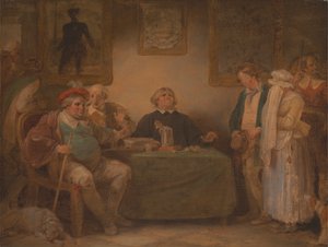 The Seven Ages of Man: The Justice, "As You Like It", II, vii tekijältä Robert Smirke
