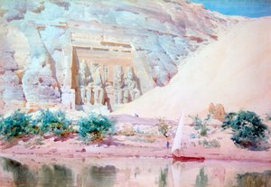 "Abou Simbelin temppeli", Egypti, 1897-1934 tekijältä Robert Talbot Kelly