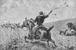 Throwing The Bolas, c1885, 1890