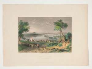 Center Harbour, Lake Winnipesaukee, kuvitus Nathaniel Parker Willisille tekijältä Robert Wallis