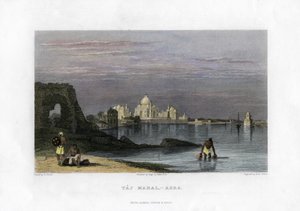 Taj Mahal, Agra, Intia, 1800-luku