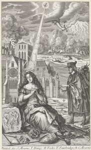 Britannia itkee maan valtion puolesta, 1682