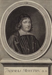 Thomas Manton, englantilainen puritaaninen pappi (kaiverrus)