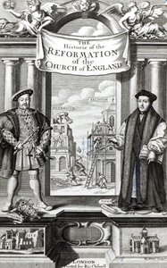 Englannin kirkon reformaation historian otsikkosivu