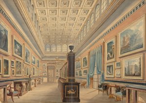 Flanderin kuvagalleria, Thomas Hopen kartano, Duchess Street, Portland Place, 1830-51. tekijältä Robert William Billings