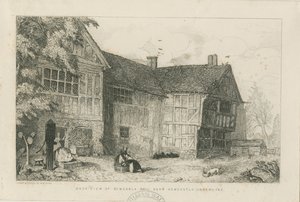 Dimsdale Old Hall: etsaus, nd [?c 1870]