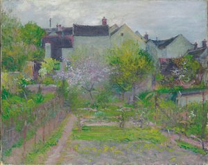 Grez-sur-Loing (öljy kankaalle)