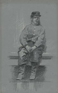 The Cadet, n. 1895 (grafiitti harmaalla taululla)