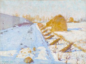 Talvi aurinko ja varjo tekijältä Robert William Vonnoh
