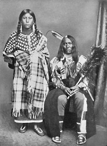 Sioux-päällikkö ja hänen squaw, 1912