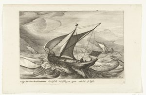 Friisi lautat Vriesche Ferry lähettää suuria noin 38 Last / Cague de Frise. The 38 Tonneaux (otsikko esineessä) Hollantilaiset laivatyypit, 1627 (sarjan nimi) Monipuolinen Navire Don ton se sert dans les Provinces Unies / Icones Variarum Navium Hollandicar