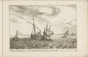 Wijdschip of lichter Een Wyt-schip ofte Lichter groot noin 30 Last / Lichter de 30 Tonneaux (otsikko esineessä) Erilaisia ​​laivoja ei ole se sert dans les Provinces Uniesissa