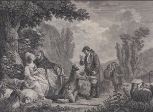 Fonrosen tunnustus, 1786. tekijältä Robert de Launay