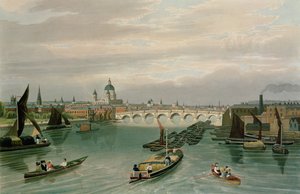 Näkymä Blackfriars Bridgelle ja St. Paul