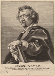 Simon Vouet tekijältä Robert van Voerst after Sir Anthony