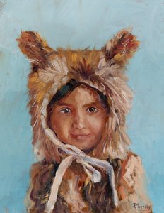 Monster Sweet And Fair, 2017 (öljy paneelille) tekijältä Roberta Murray
