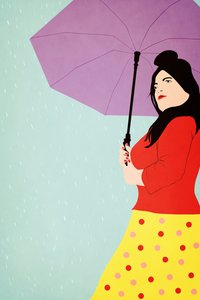 Scarlet In The Rain, 2022 (digitaalinen) tekijältä Roberta Murray