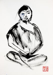 Meditoiva zen-munkki tekijältä RodMacIver