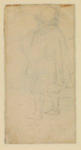 Mies takaa katsottuna (verso) tekijältä Roelandt Jacobsz and Bruegel Pieter the Elder Savery