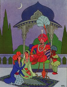 Sitten Scheherazade aloitti tarinansa 