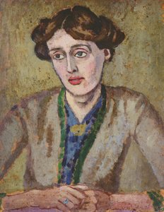 Virginia Woolf (1882-1941) (öljy aluksella)