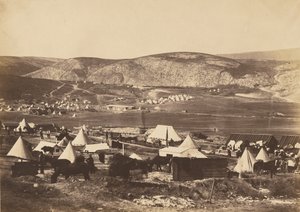5. kaartin rakuunarykmentin leiri tekijältä Roger Fenton