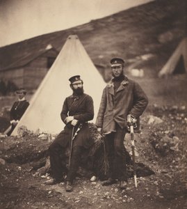Kapteeni Graham ja kapteeni MacLeod, 42. rykmentti tekijältä Roger Fenton