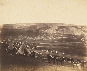 Ratsuväen leiri, Balaklava tekijältä Roger Fenton