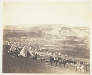Ratsuväen leiri, Balaklava tekijältä Roger Fenton