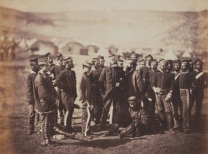 Eversti Doherty, 13. Light Dragoons -rykmentin upseerit ja miehet, 52 valokuvan albumista, jotka liittyvät Krimin sotaan, 1855