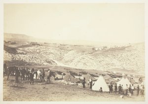 Hevostykistöjen leiri, 1855. tekijältä Roger Fenton