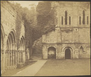 Fountains Abbey, luostarin kaakkoiskulma. tekijältä Roger Fenton